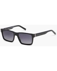 Tommy Hilfiger - Signature Tip Rectangular Sunglasses - Lyst