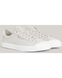 Tommy Hilfiger - Suede Logo Lace-up Trainers - Lyst