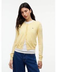 Tommy Hilfiger - Slim Crew Neck Cardigan - Lyst