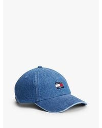 Tommy Hilfiger - Heritage Baseball-Cap Aus Denim Mit Logo - Lyst