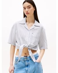 Tommy Hilfiger - Chemise Courte Décontractée À Manches Courtes - Lyst