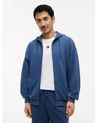 Tommy Hilfiger - Th Original Terry Zip Thru Lounge Hoody - Lyst