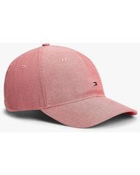 Tommy Hilfiger - Hilfiger Flag Embroidery Chambray Baseball Cap - Lyst