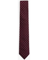 Tommy Hilfiger - Cravate En Jacquard De Pure Soie À Pois - Lyst