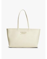 Tommy Hilfiger - Essential Textured Logo Tote Bag - Lyst