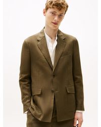 Tommy Hilfiger - Pure Linen Single Breasted Blazer - Lyst