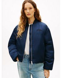 Tommy Hilfiger - Padded Water Repellent Relaxed Bomber Jacket - Lyst