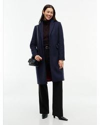 Tommy Hilfiger - Manteco Wool Blend Slim Single Breasted Coat - Lyst