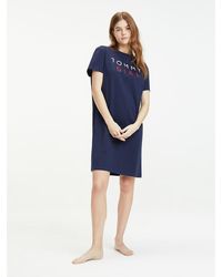 Tommy Hilfiger Nu 15% Korting: Nachthemd - Blauw
