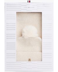 Tommy Hilfiger - Metallic Beanie And Scarf Gift Box - Lyst