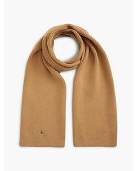 Tommy Hilfiger - Hilfiger Flag Knit Scarf With Wool - Lyst