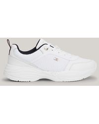 Tommy Hilfiger - Chunky Leather Runner Trainers - Lyst