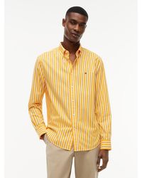 Tommy Hilfiger - Regular Fit Flex Stripe Poplin Shirt - Lyst