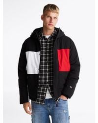 Tommy Hilfiger - Colour-blocked Hooded Jacket - Lyst