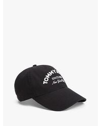 Tommy Hilfiger - Archive Logo Canvas Baseball Cap - Lyst