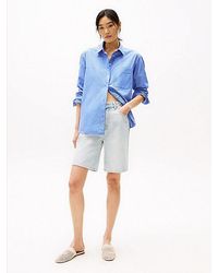 Tommy Hilfiger - Bermudas Vaqueras De Corte Amplio - Lyst