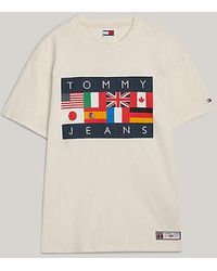 Tommy Hilfiger - Tommy Jeans International Games T-Shirt mit Logo - Lyst