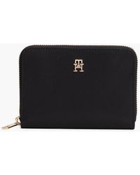 Tommy Hilfiger - Th Monogram Zip-around Wallet - Lyst