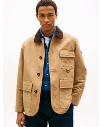 Tommy Hilfiger - Relaxed Waxed Barn Jacket - Lyst