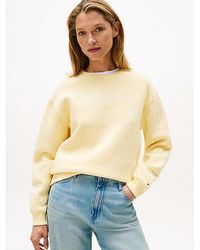 Tommy Hilfiger - Signature Sweatshirt Met Ronde Hals En Logo - Lyst