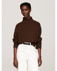 Tommy Hilfiger - Wool Blend Mock Turtleneck Jumper - Lyst