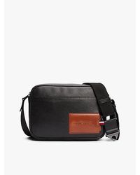 Tommy Hilfiger - Reportertas Van Gegranuleerd Leer - Lyst