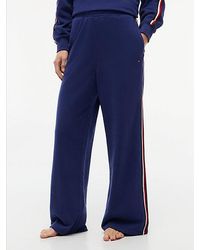 Tommy Hilfiger - Global Stripe Wide Leg Lounge Joggers - Lyst