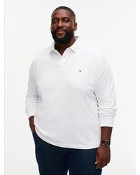 Tommy Hilfiger - Plus 1985 Regular Fit Long Sleeve Polo Shirt - Lyst