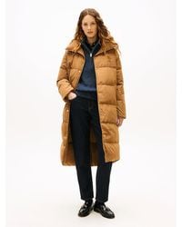 Tommy Hilfiger - Crest Embroidery Down Puffer Coat - Lyst