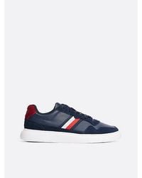 Tommy Hilfiger - Leichtgewichtiger Cupsole-Sneaker Aus Leder - Lyst