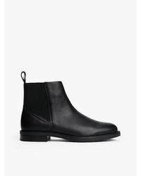 Tommy Hilfiger - Chelsea-Boot Aus Leder Mit Reißverschluss - Lyst