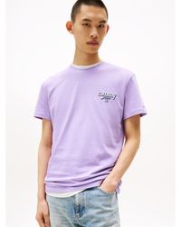Tommy Hilfiger - T-Shirt Signature Con Logo Sul Retro - Lyst