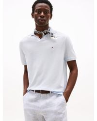 Tommy Hilfiger - Regular Fit Polo Shirt With Linen - Lyst