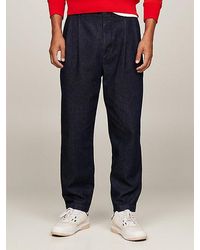 Tommy Hilfiger - Denim Relaxed Fit Chino Met Plooien - Lyst