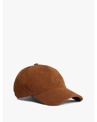Tommy Hilfiger - Gorra De Béisbol De Pana Con Logo - Lyst