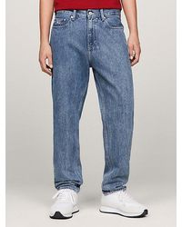 Tommy Hilfiger - Isaac Relaxed Tapered Jeans Met Fading - Lyst