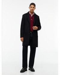 Tommy Hilfiger - New York Label Wool Blend Coat - Lyst