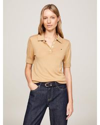 Tommy Hilfiger - Polo coupe standard rayé en maille - Lyst