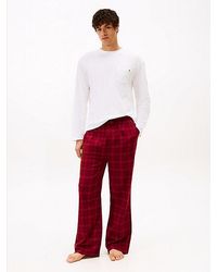 Tommy Hilfiger - Essential Flanell-Pyjamahose - Lyst