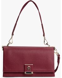 Tommy Hilfiger - Borsa A Tracolla Con Finitura Zigrinata - Lyst