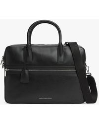 Tommy Hilfiger - Th Business Premium Leather Laptop Bag - Lyst