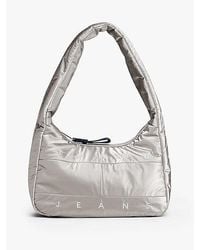 Tommy Hilfiger - Archive Logo Metallic Padded Shoulder Bag - Lyst