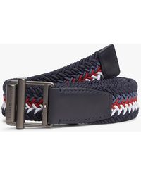 Tommy Hilfiger - Signature Webbing Roller Buckle Belt - Lyst
