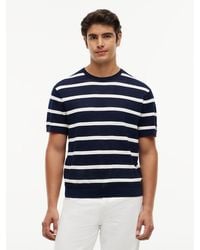 Tommy Hilfiger - New York Label Breton Stripe Knit Relaxed T-shirt - Lyst