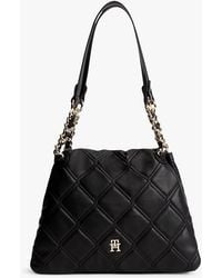 Tommy Hilfiger - Th Monogram Quilted Tote Bag - Lyst