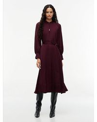 Tommy Hilfiger - Festive Ladder Lace Long Sleeve Midi Dress - Lyst
