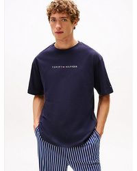 Tommy Hilfiger - Original Lounge-T-Shirt Mit Logo - Lyst