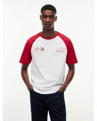Tommy Hilfiger - Th X Cadillac Formula 1® Team Back Graphic Raglan T-shirt - Lyst