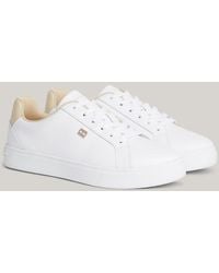 Tommy Hilfiger - Essential Leather Cupsole Court Trainers - Lyst