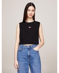 Tommy Hilfiger - Badge Boxy Fit Tank Top - Lyst